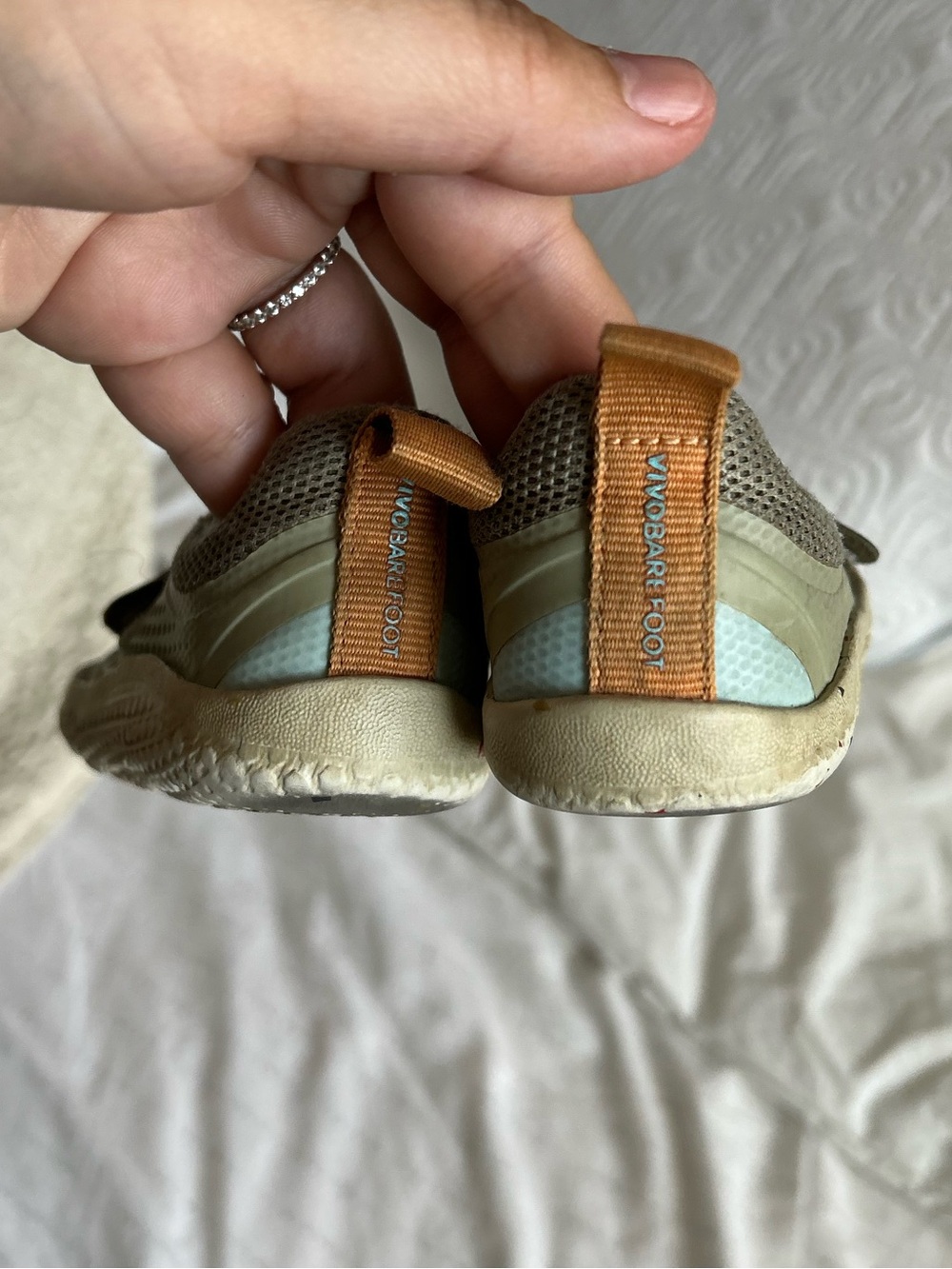 Vivo Barefoot Kids Olive Green Slip-On Athletic Shoes - 24 - Picture 4 of 10